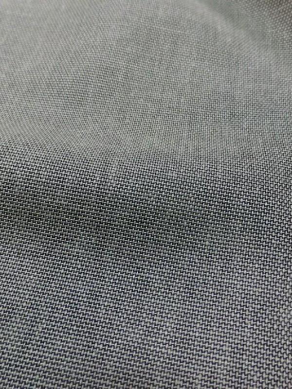 Lin polyester chine noir