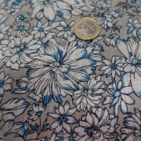 Lin viscose imprime gris blanc bleu5