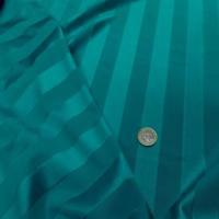 Lycra a bandes satine bleu turquoise 0