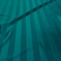 Lycra a bandes satine bleu turquoise