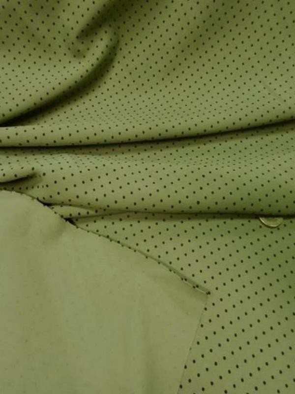 Lycra a pois tilleul