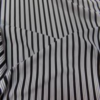 Lycra a rayures blanc et noir