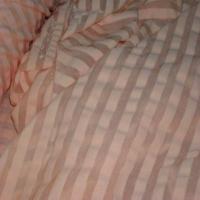 Lycra a rayures en transparence ton saumon clair0