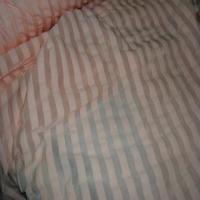 Lycra a rayures en transparence ton saumon clair5
