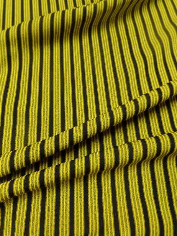 Lycra a rayures jaune et noir