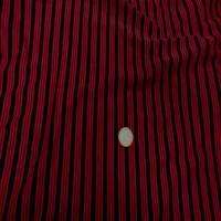 Lycra a rayures rouge noir