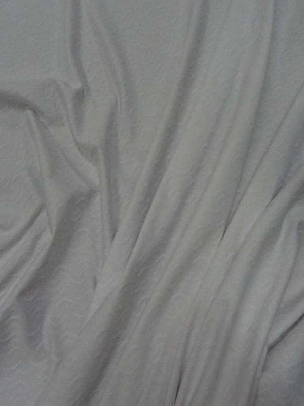 Lycra blanc faconne