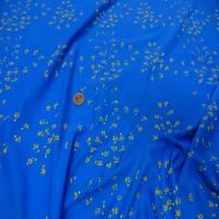 Lycra bleu imprime numero jaune5