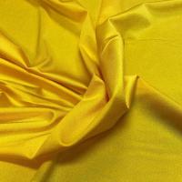 Lycra epais satine jaune soleil1