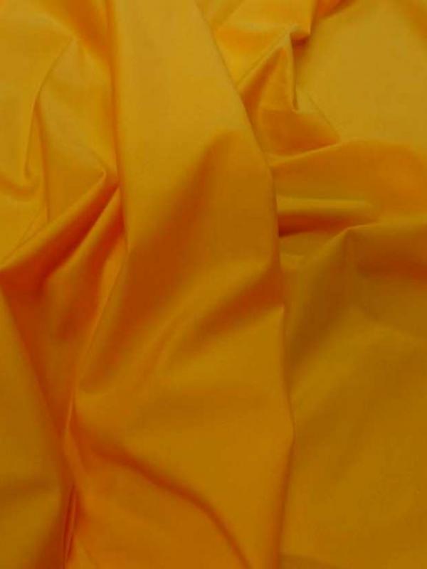Lycra extensible dans le 2 sens jaune orange