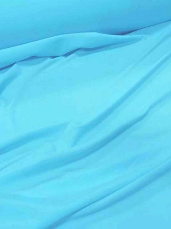 Lycra extensible dans le 2 sens ton bleu clair
