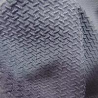 Lycra faconne gris aspect cote de maille