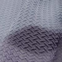 Lycra faconne gris aspect cote de maille7