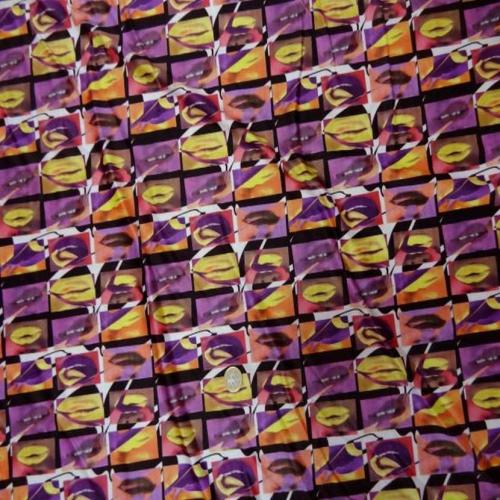 étoffe lycra pour les spectacle imprimé