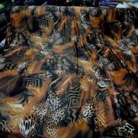 Lycra fin imprime leopard0