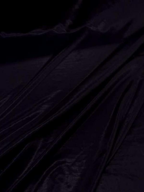 Lycra fin satine aubergine en 1 45 m de large