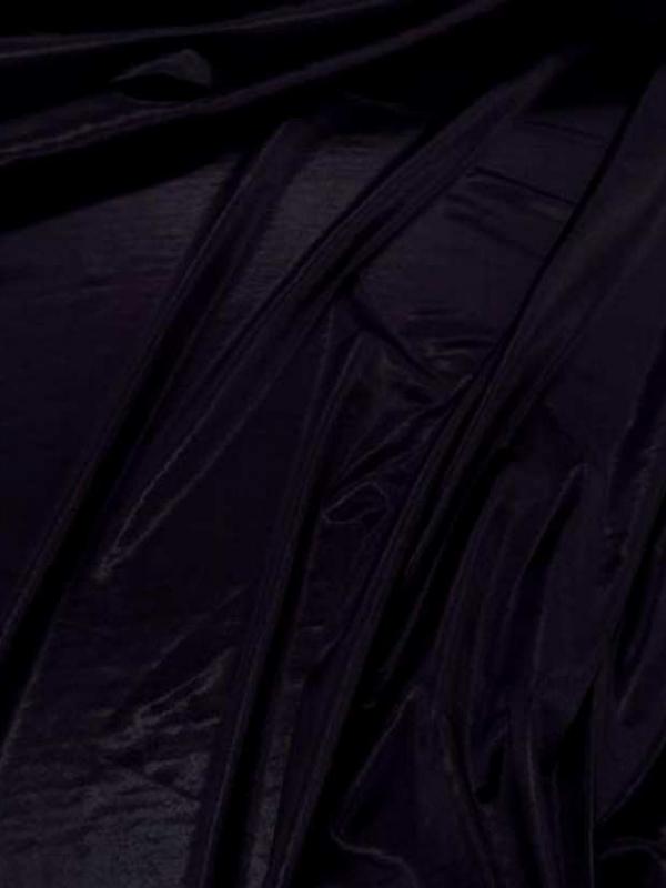 Lycra fin satine aubergine en 1 45 m de large