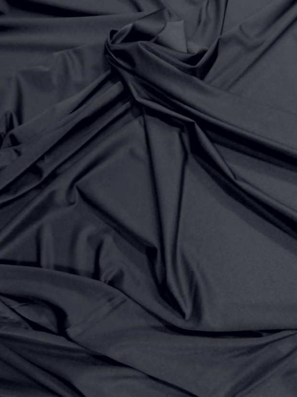 Lycra fin satine gris anthracite