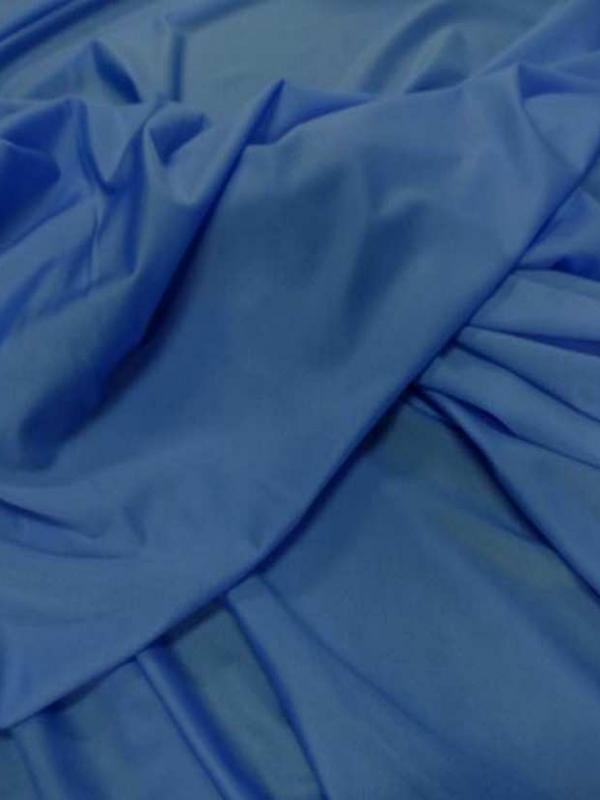 Lycra fin satine ton bleu