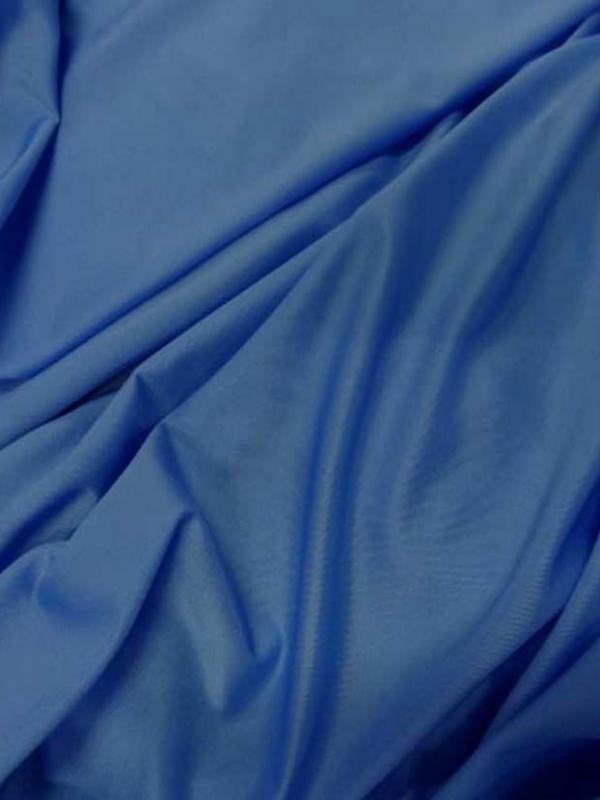Lycra fin satine ton bleu