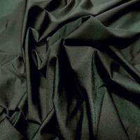 Lycra fin satine ton kaki fonce