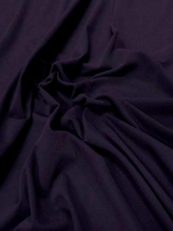 Lycra fin uni lavande fonce