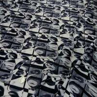 Lycra imprime blanc gris et noir5