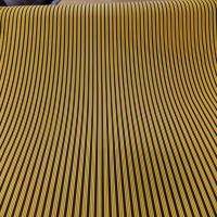 Lycra jaune soleil a raye noir0