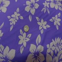 tissu lycra imprimé extensible dans les 2 sens imprimé hawaïen