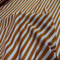 Lycra raye blanc orange lurex03