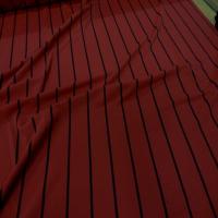Lycra rouge bordeaux a rayures noire7