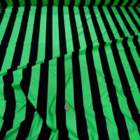 Lycra satin a grosse rayures anis noir8