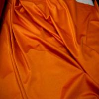 Lycra satine ton orange6