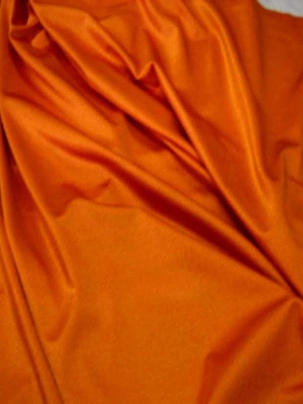 Lycra satine ton orange