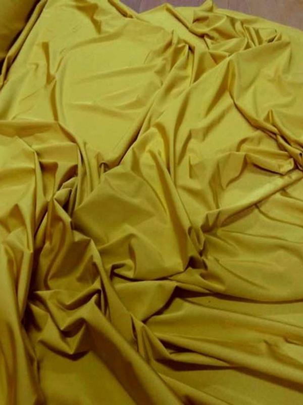 Lycra ton moutarde fin satine en 1 50m de large6