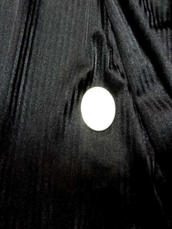 Lycra tres fin noir a rayures en 1 60m l