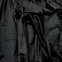 Lycra tres fin noir a rayures en 1 60m l5