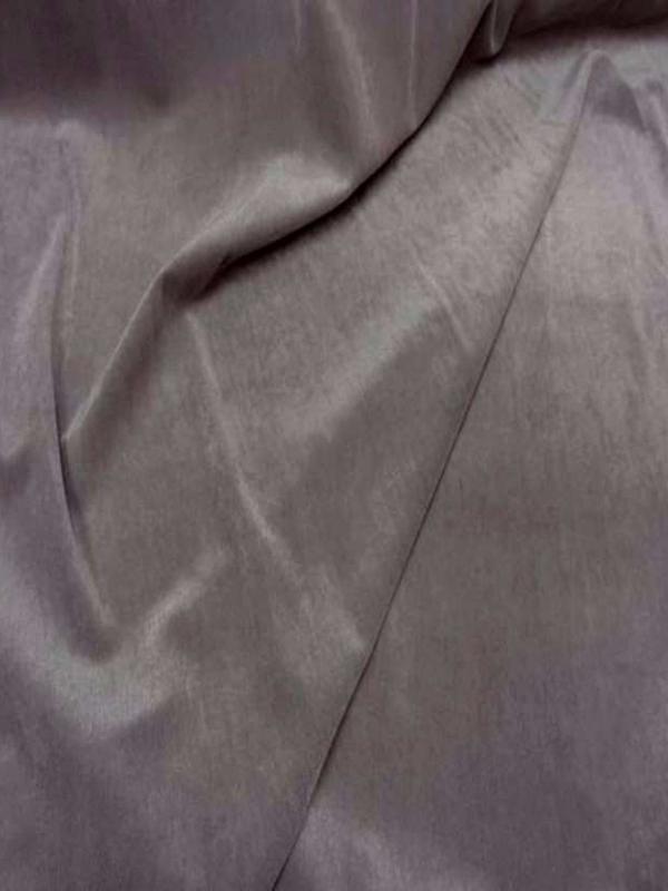 Lycra uni brillant a cotes gris