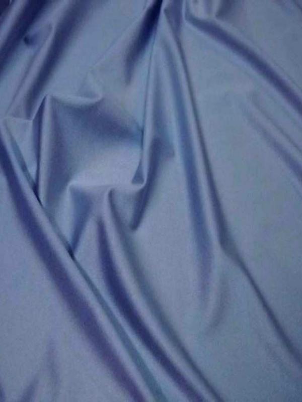 Lycra uni satine gris bleu