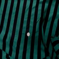 Lycra vert chine a rayures noire5