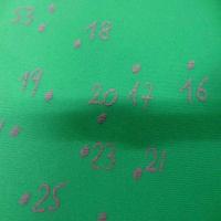 Lycra vert imprime numero