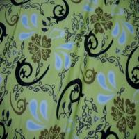 Lycra vert tilleul imprime7