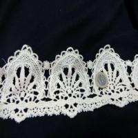 Macrame en 6 5cm aspect coton blanc casse