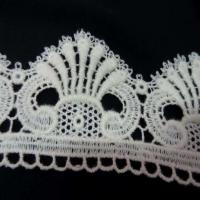 Macrame en 7 cm aspect coton blanc casse