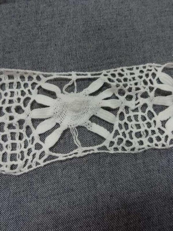 Macrame en 9cm aspect coton blanc