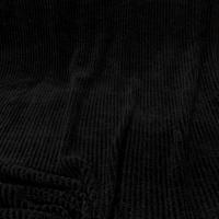 maille aspect velours a cotes ton noir en 1.60m de large