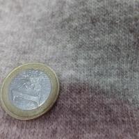 tissu Maille de laine mélangé beige chiné