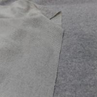 vente de tissu Maille de laine mélangée gris chiné pas cher