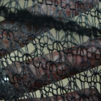 Maille faconne facon laine gris et noir00
