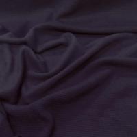 Maille légère a fine cotes lycra dans la largeur aubergine